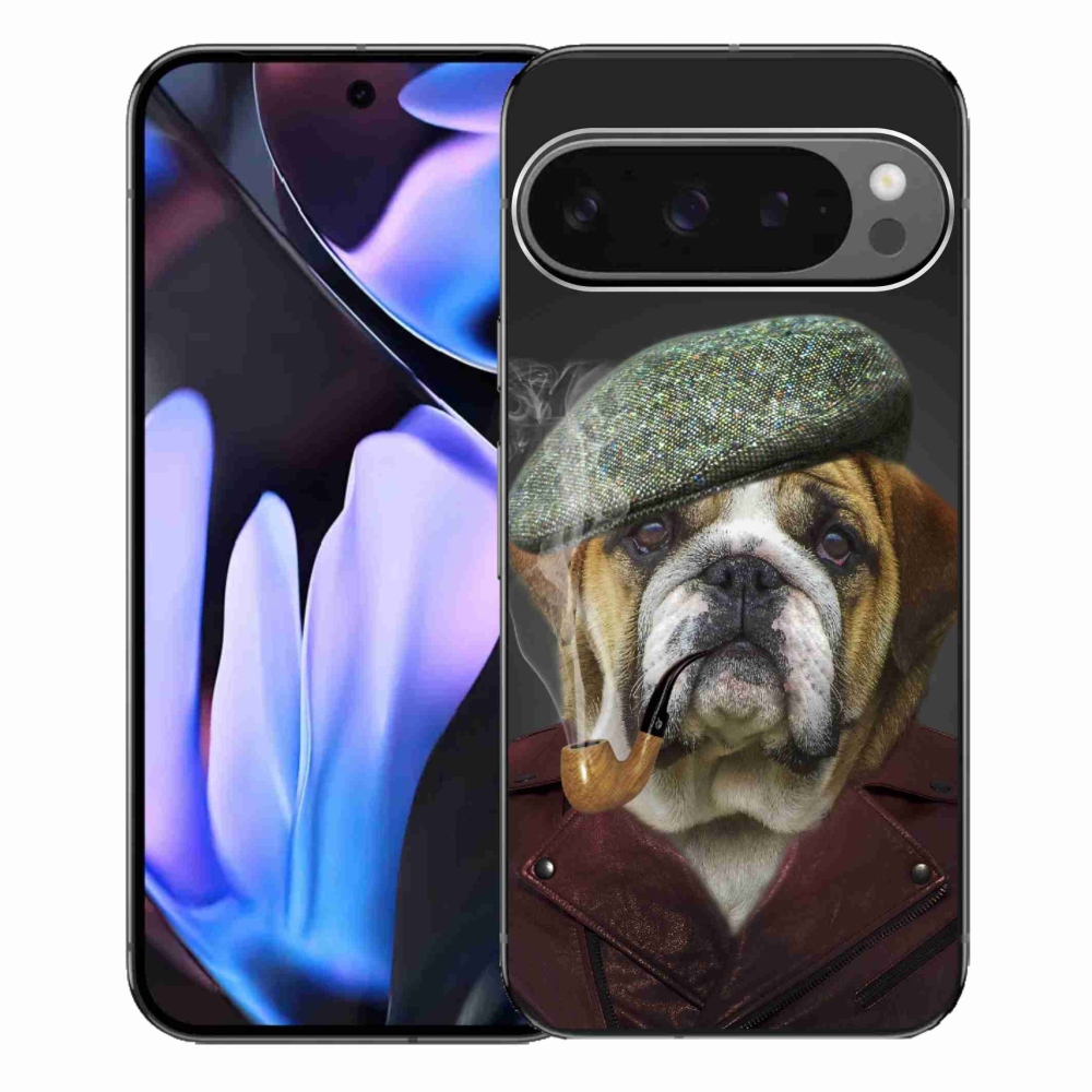 Gél borítás mmCase a Google Pixel 9 Pro XL számára - kutya csővel