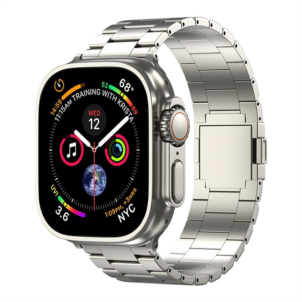 Titánötvözetből készült szíj az Apple Watch Ultra 4/3/2/1 (49 mm) és 12/11/10 (46 mm) modellekhez – titán