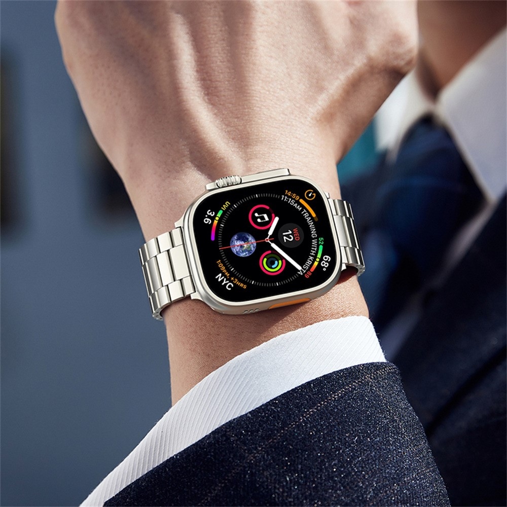 Titánötvözetből készült szíj az Apple Watch Ultra 4/3/2/1 (49 mm) és 12/11/10 (46 mm) modellekhez – titán