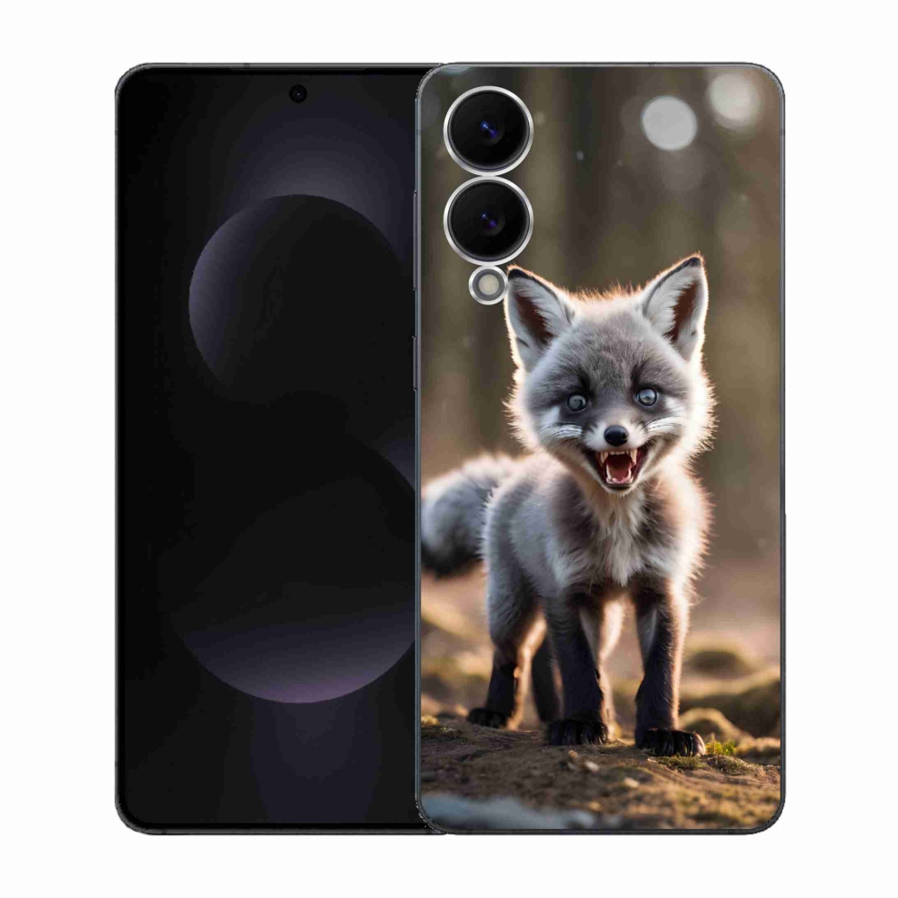 Gél borító mmCase Samsung Galaxy S25 Edge készülékhez - angry fox