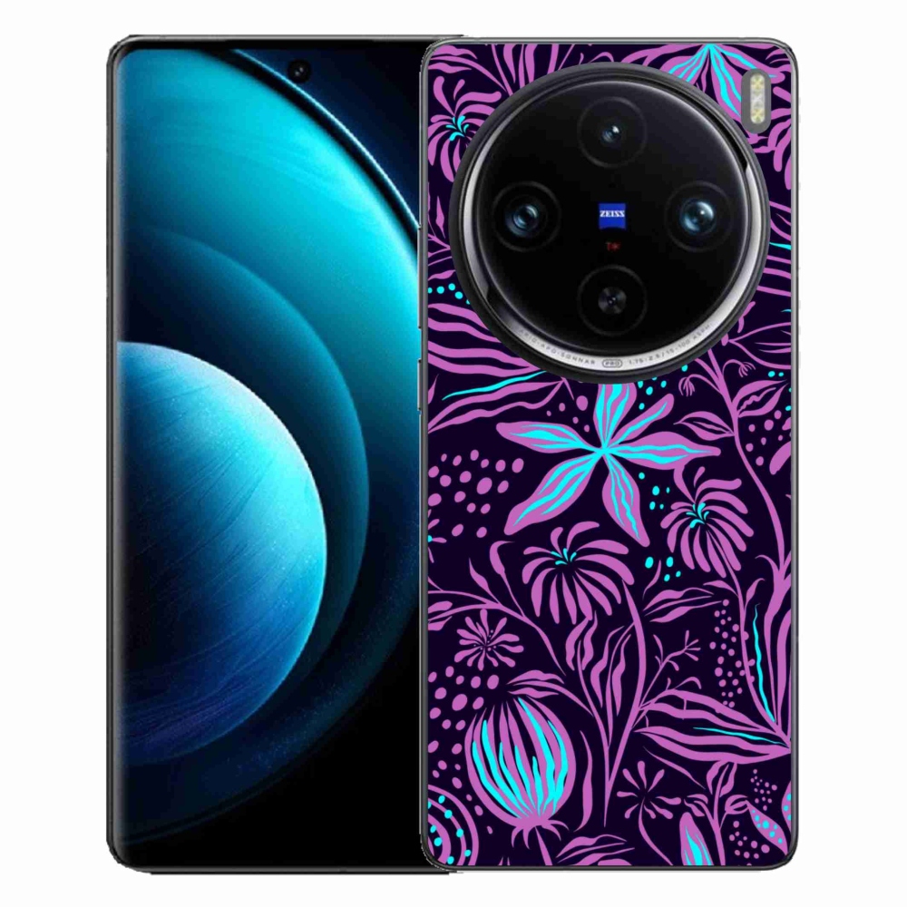 Zselés borítás mmCase a Vivo X100 Pro 5G készülékhez - virágok 2