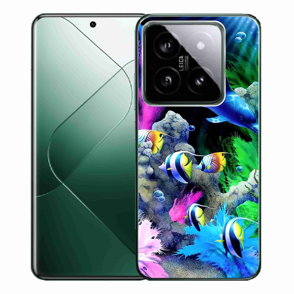 Gél tok mmCase a Xiaomi 14 Pro számára - tengeri világ