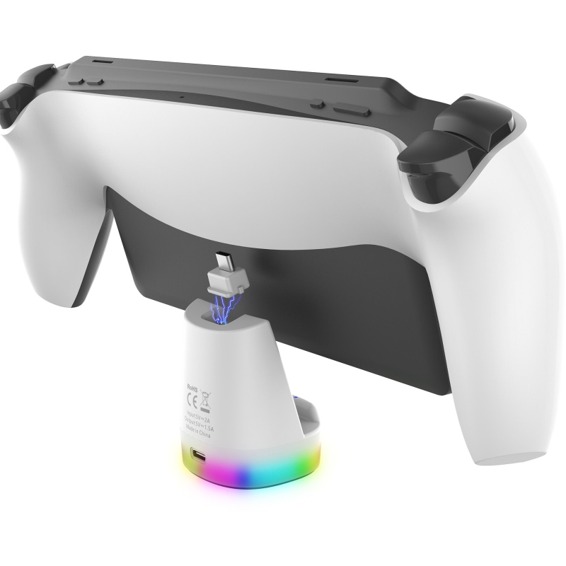 iPega P5P25 Mini Mágneses Töltőállvány PlayStation Portal Távirányítós Lejátszóhoz, Fehér