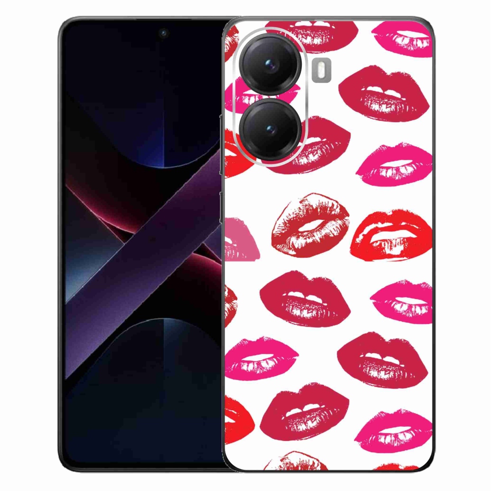 Gél borítás mmCase a Xiaomi Poco X7 Pro 5G számára - ajkak