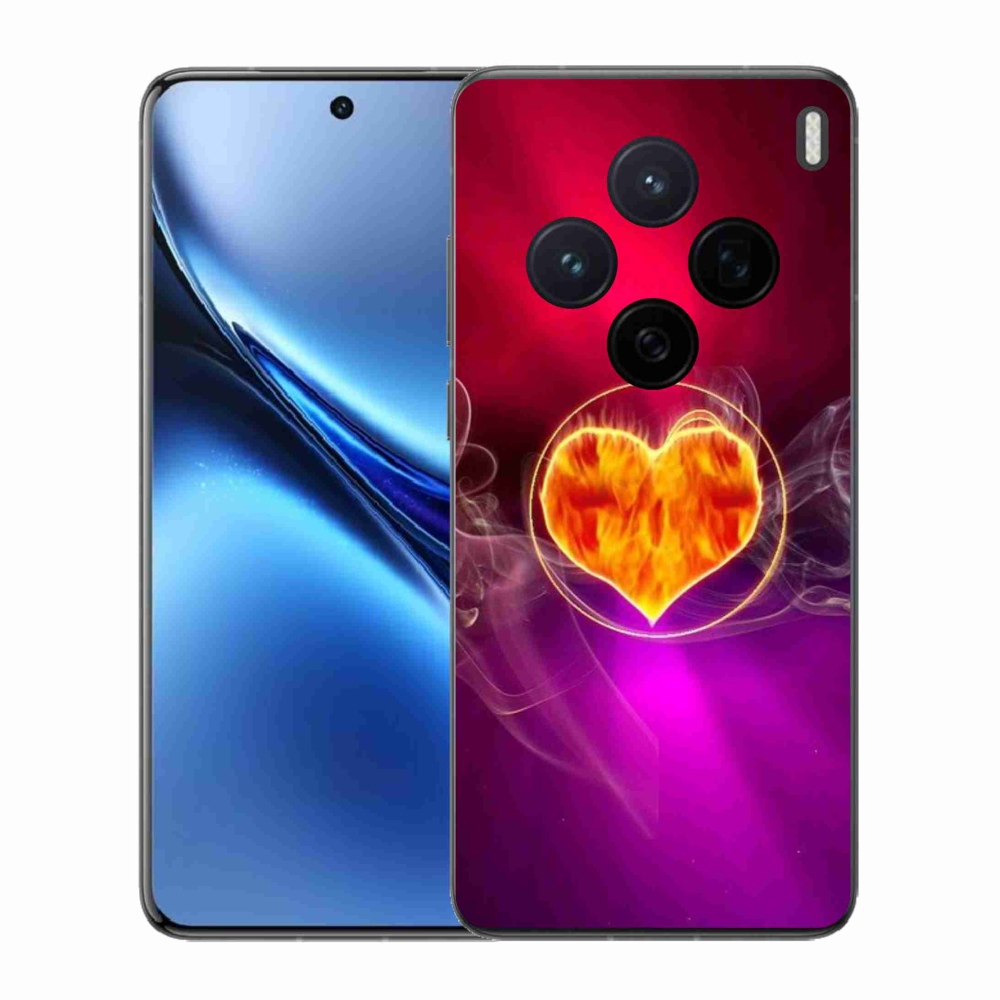 Zselés borítás mmCase a Vivo X200 5G készülékhez - tüzes szív