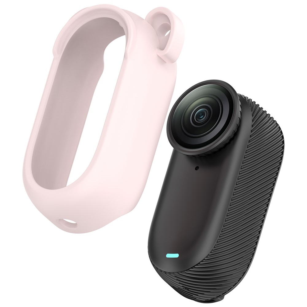 Szilikon védőtok Insta360 GO 3 / GO 3S készülékhez - világos rózsaszín