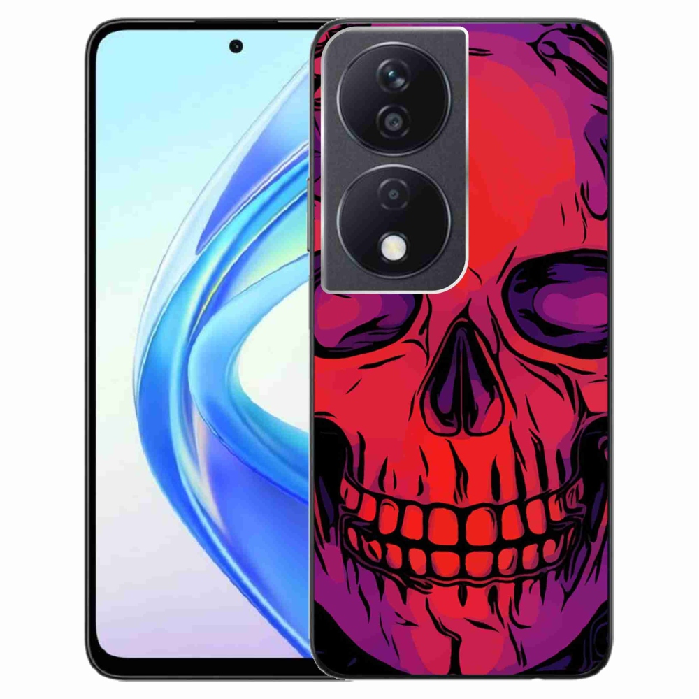 Gél tok mmCase a Honor X7b/Honor 90 Smart készülékhez - koponya