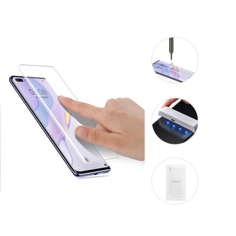 AMS teljes képernyő edzett üveg (UV fény) a Vivo X60 Pro 5G számára