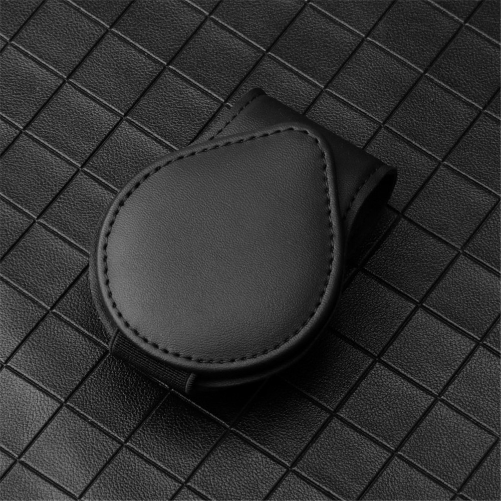 Napellenzőre rögzíthető szemüvegtartó - fekete