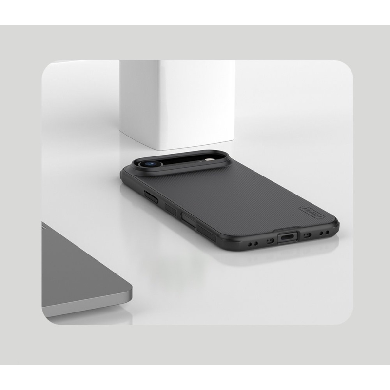 Nillkin Super Frosted PRO mágneses hátlap az Apple iPhone Air készülékhez Fekete