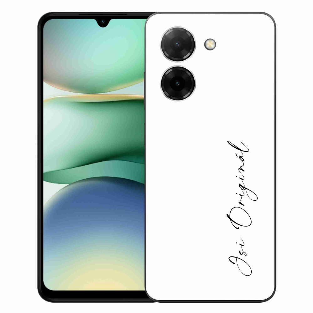 Gél borító mmCase a Xiaomi Redmi A5 (173.45x79.35x8.45mm) - te vagy az eredeti fehér háttérrel