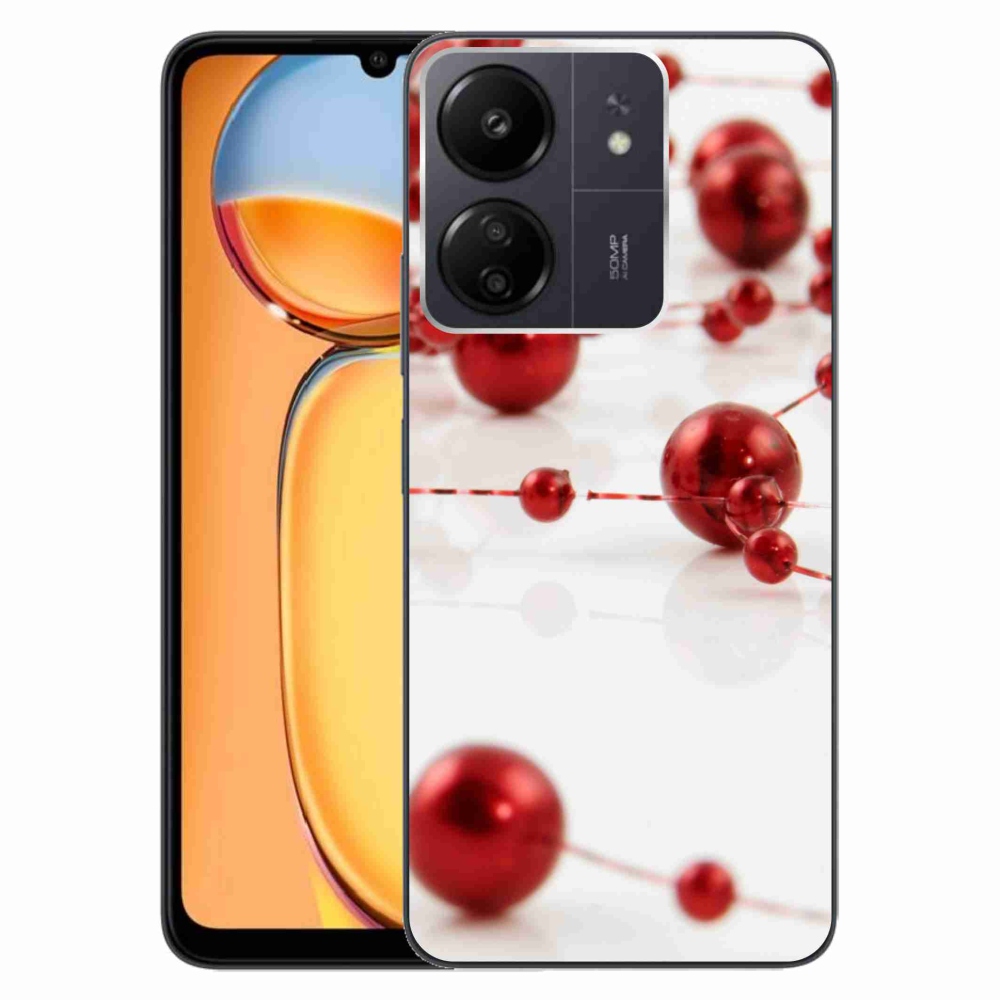 Gél borítás mmCase a Xiaomi Poco C65/Redmi 13C-hez - karácsonyi lánc