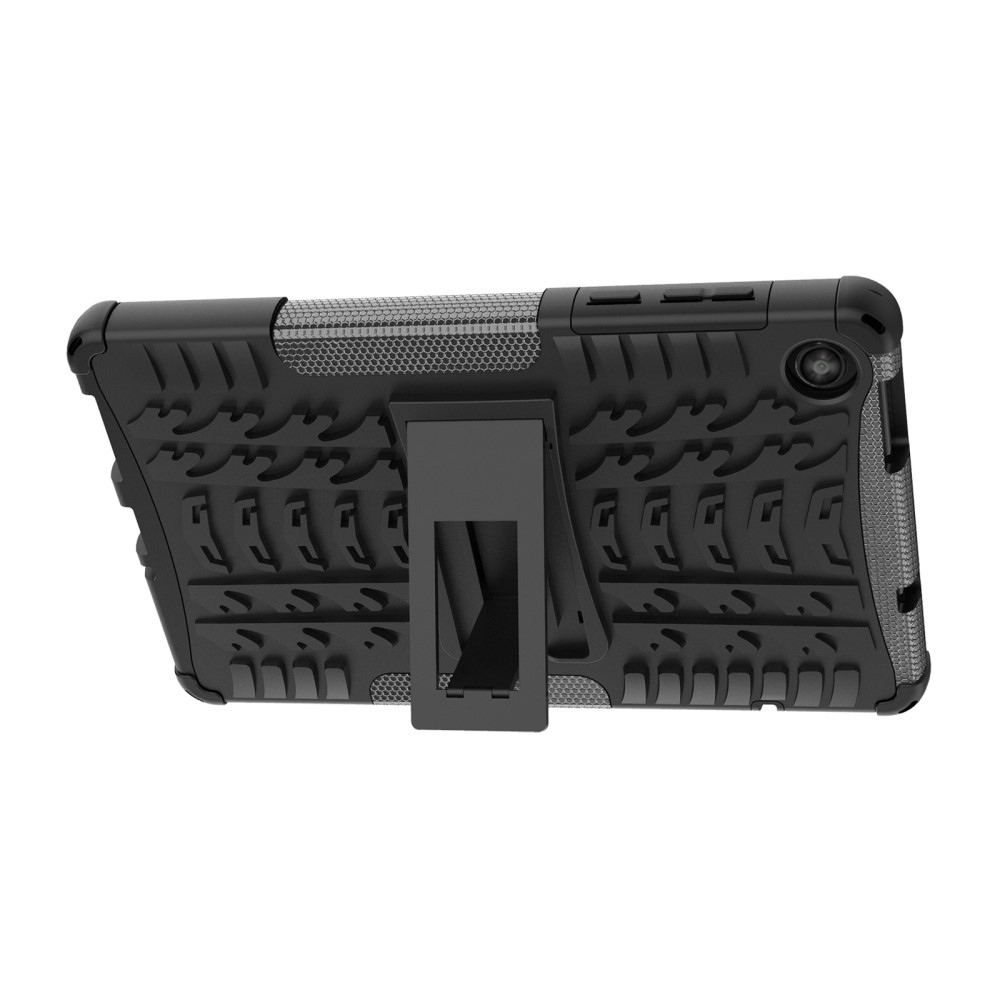 Kick tartós hibrid borító Lenovo Tab M8 4. generációs (2024) Lenovo Tab M8-hoz - Fekete