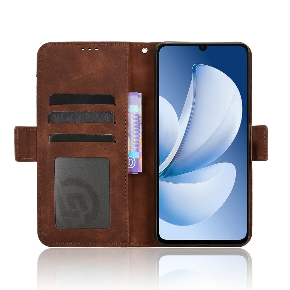 Kártyák könyvtáska a Realme Note 70T-hez - barna