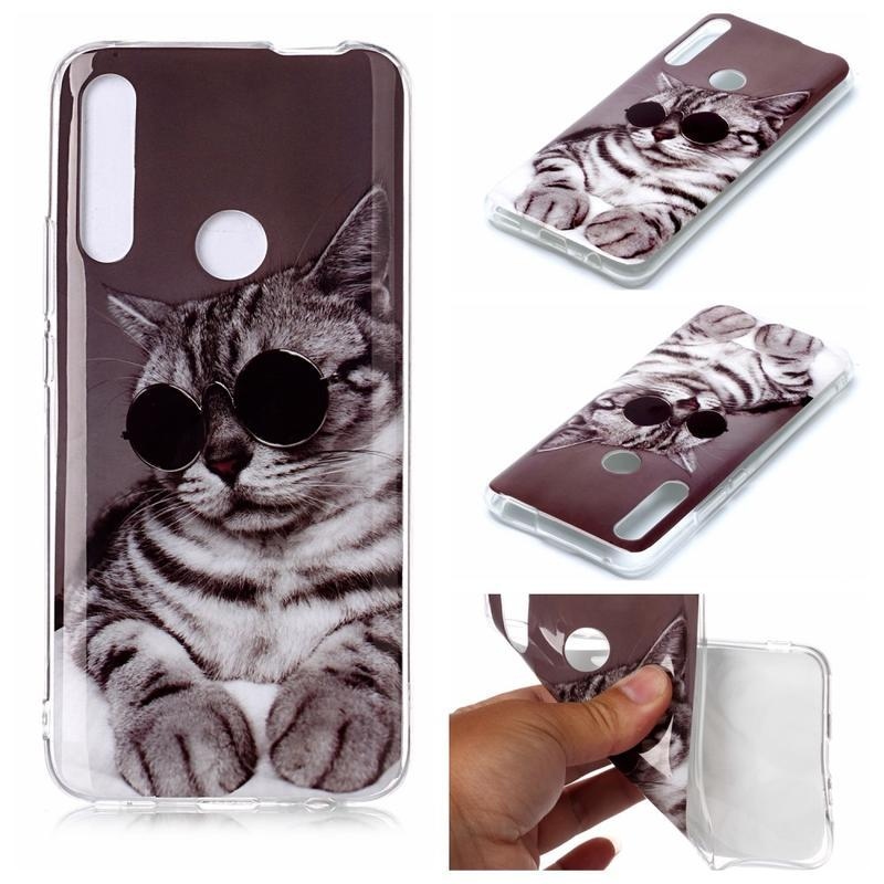 Állati zselés tok mobil Huawei P Smart Z - macska