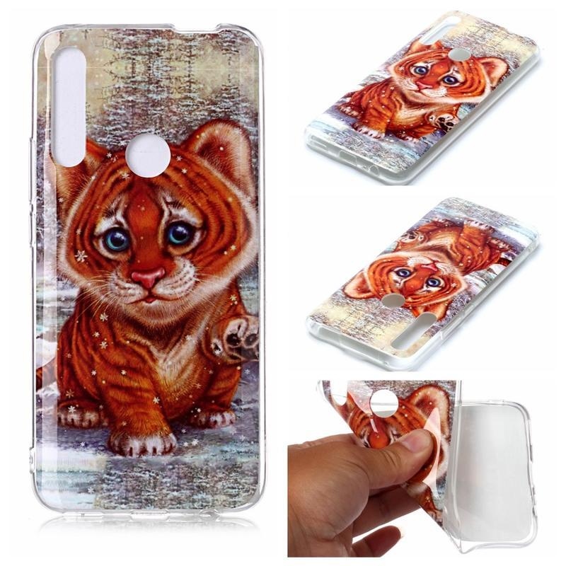 Állati zselés tok mobil Huawei P Smart Z - tigris