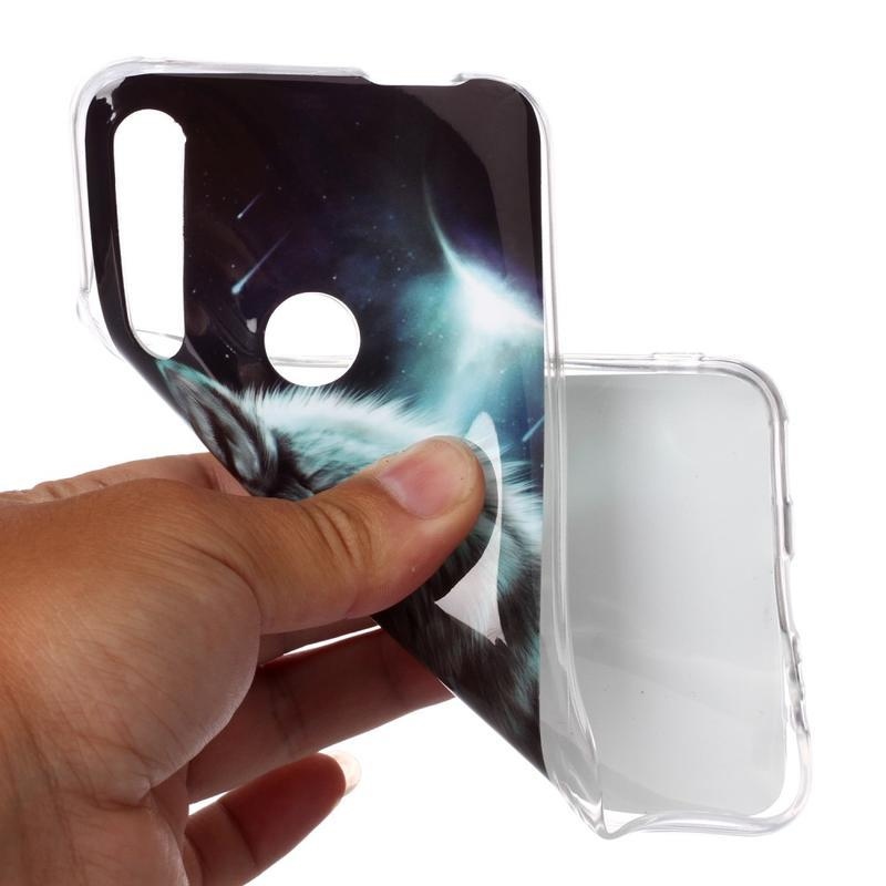 Állati gél tok mobil Huawei P Smart Z - farkas