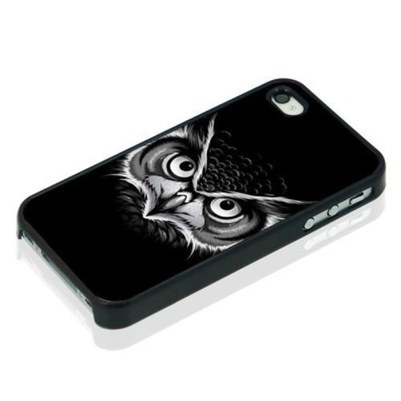Állati műanyag tok iPhone 4s és 4 készülékhez - bagoly