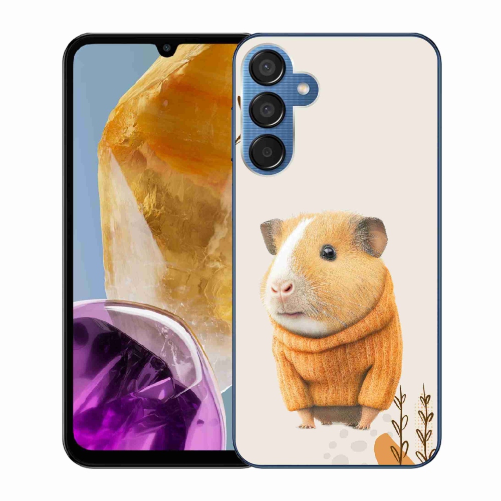 Gél borítás mmCase Samsung Galaxy M15 5G - tengerimalac pulóverben