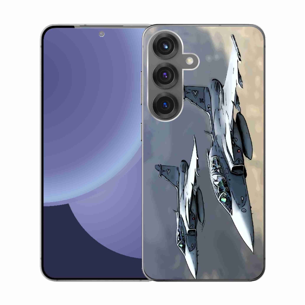 Gél borító mmCase Samsung Galaxy S25 - vadászgépek számára