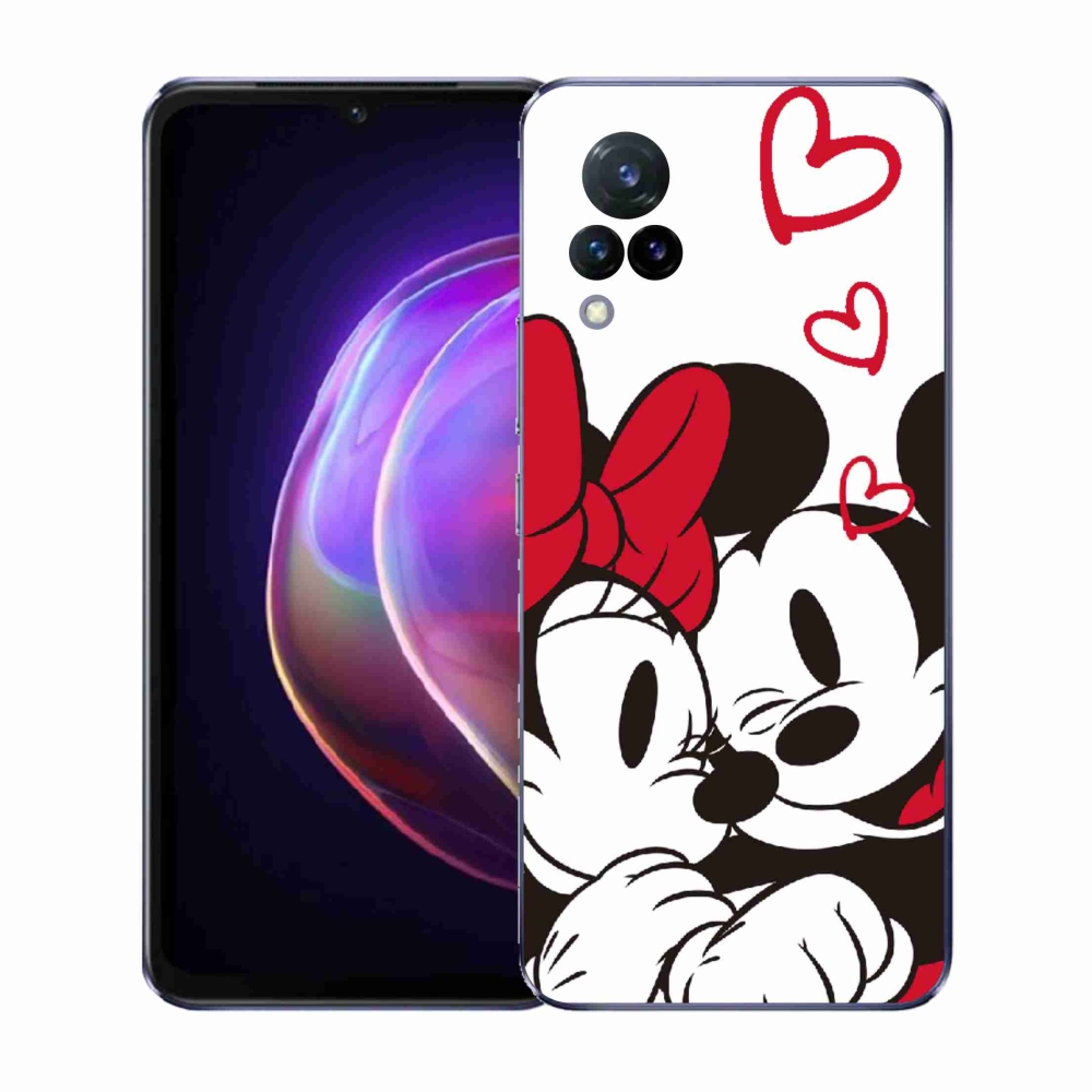 Gél borító mmCase a Vivo V21 4G/5G készülékhez - minnie és mickey