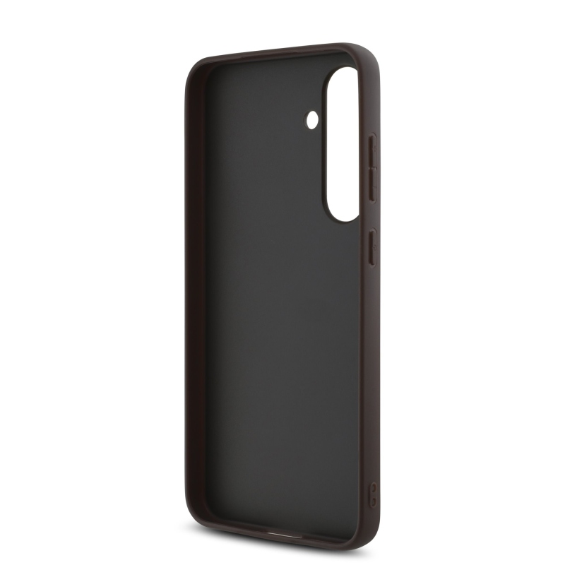 Guess 4G hátlap Samsung Galaxy S24 FE barna színű készülékhez