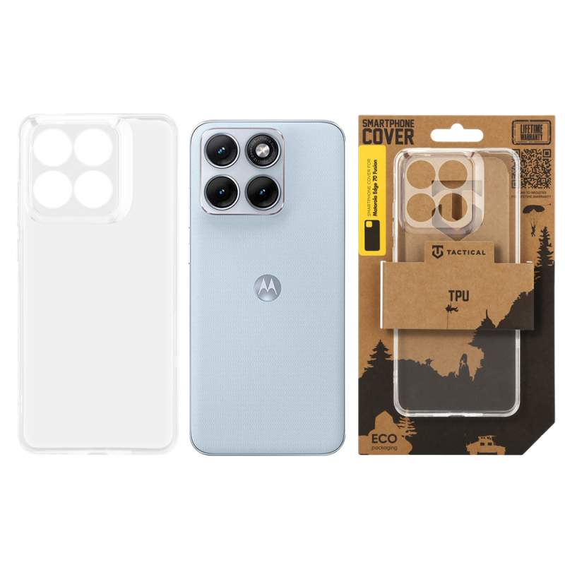 Taktikai TPU borító a Motorola Edge 70 Fusion átlátszóhoz