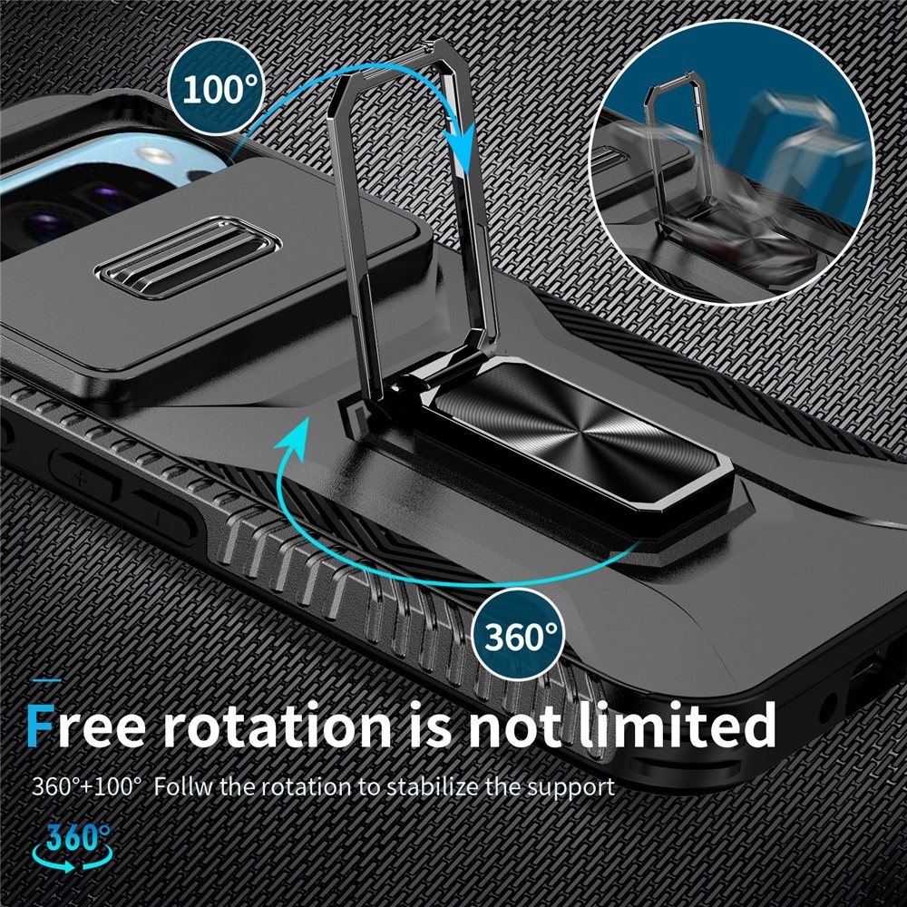 Tartós fedél a Google Pixel 10 Pro/9 Pro/9 készülékhez - fekete