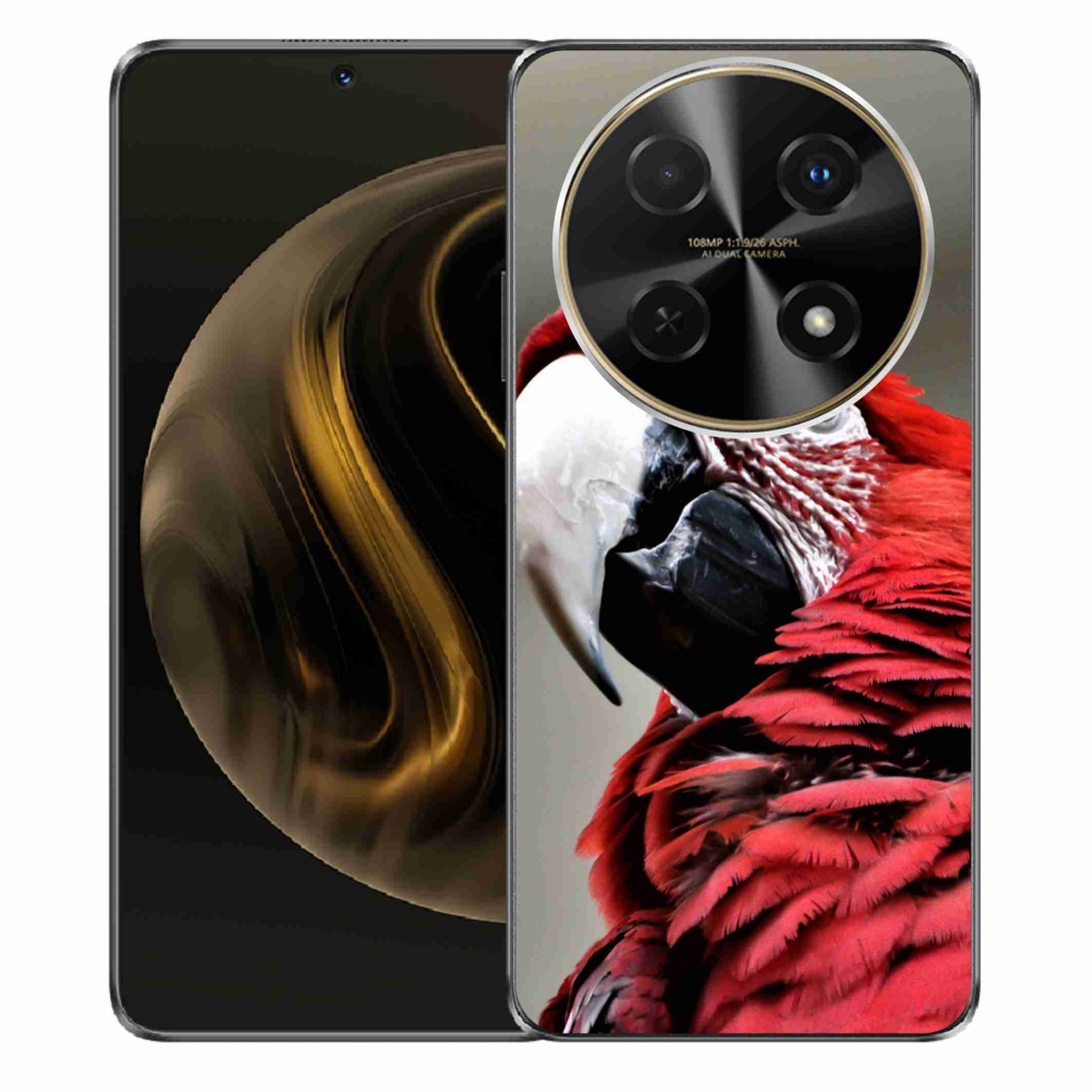 Gél tok mmCase a Huawei Nova 12i készülékhez - papagáj ara piros