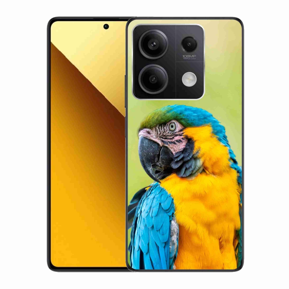 Gél tok mmCase a Xiaomi Redmi Note 13 5G-hez - papagáj ara 2