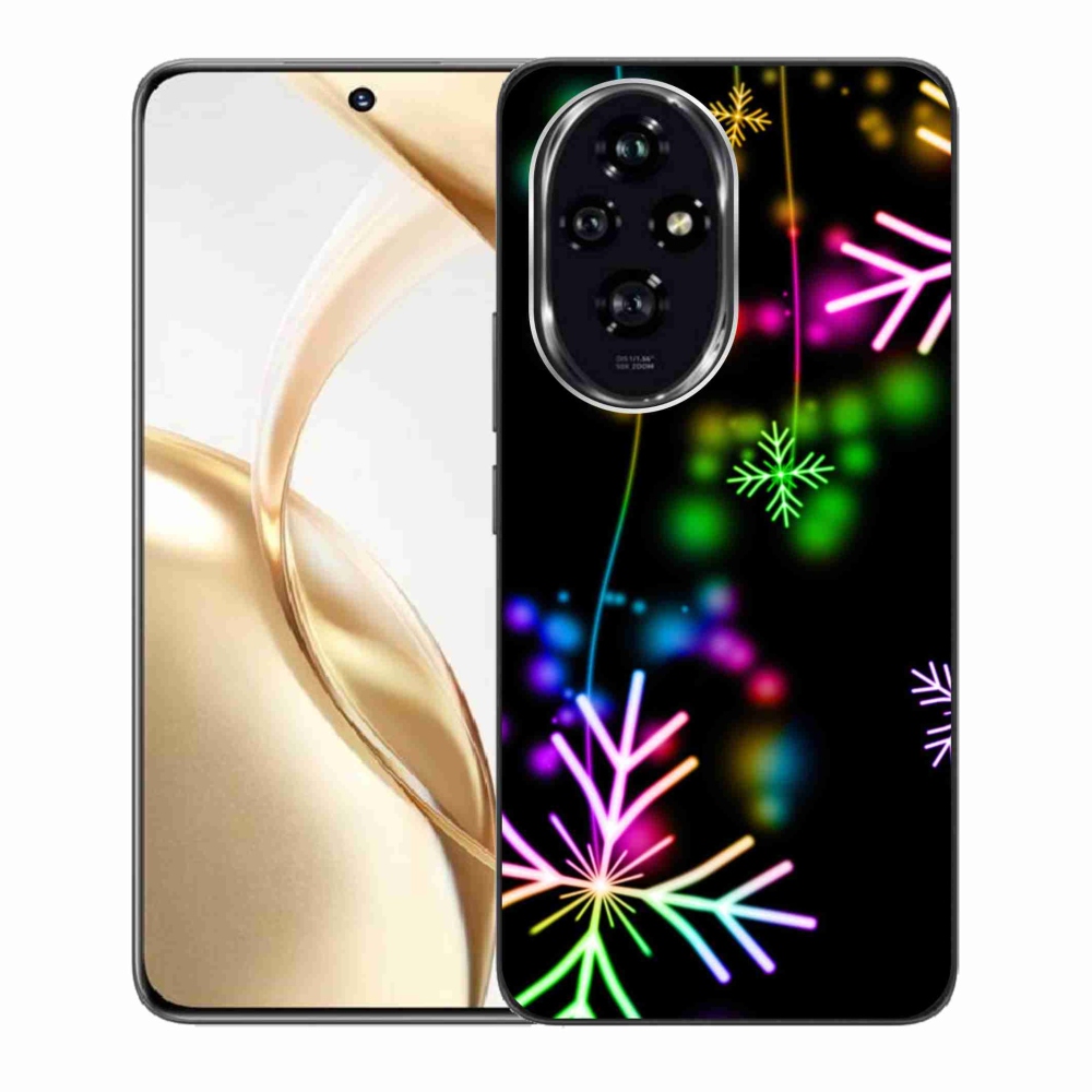 Zselés borítás mmCase a Honor 200 5G készülékhez - színes pelyhekkel