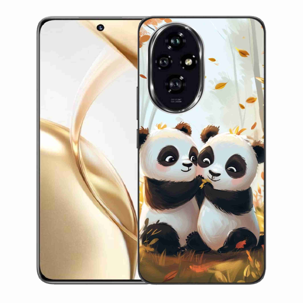 Zselés borító mmCase a Honor 200 5G készülékhez - pandák