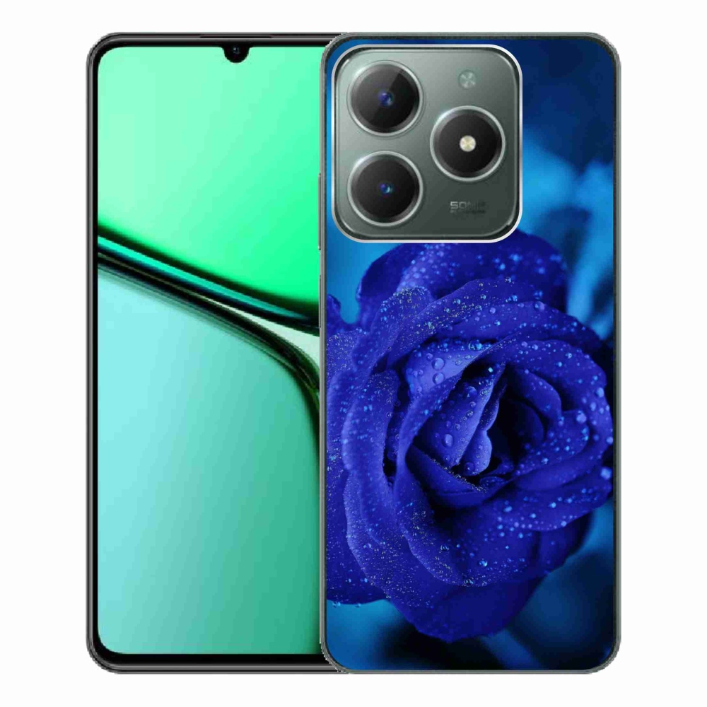 Gél tok mmCase for Realme C61 - kék rózsa