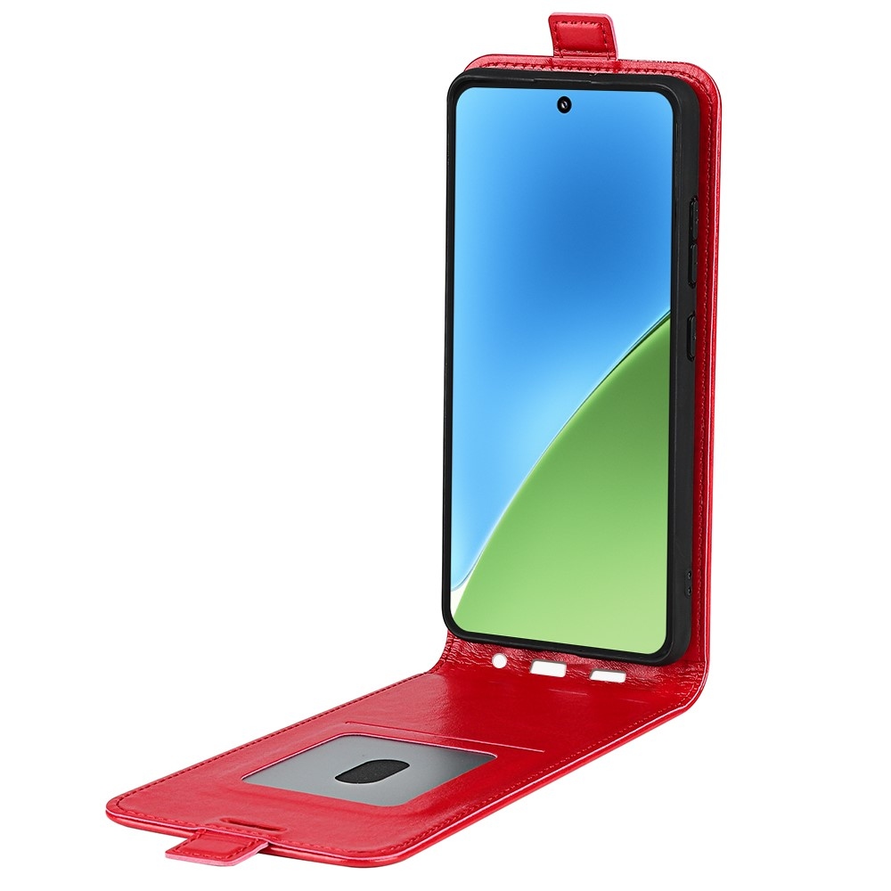 Függőleges könyvtáska Xiaomi 15-öshöz - piros