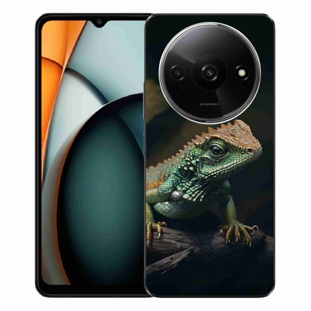 Gél borítás mmCase a Xiaomi Redmi A3-hoz - gyík