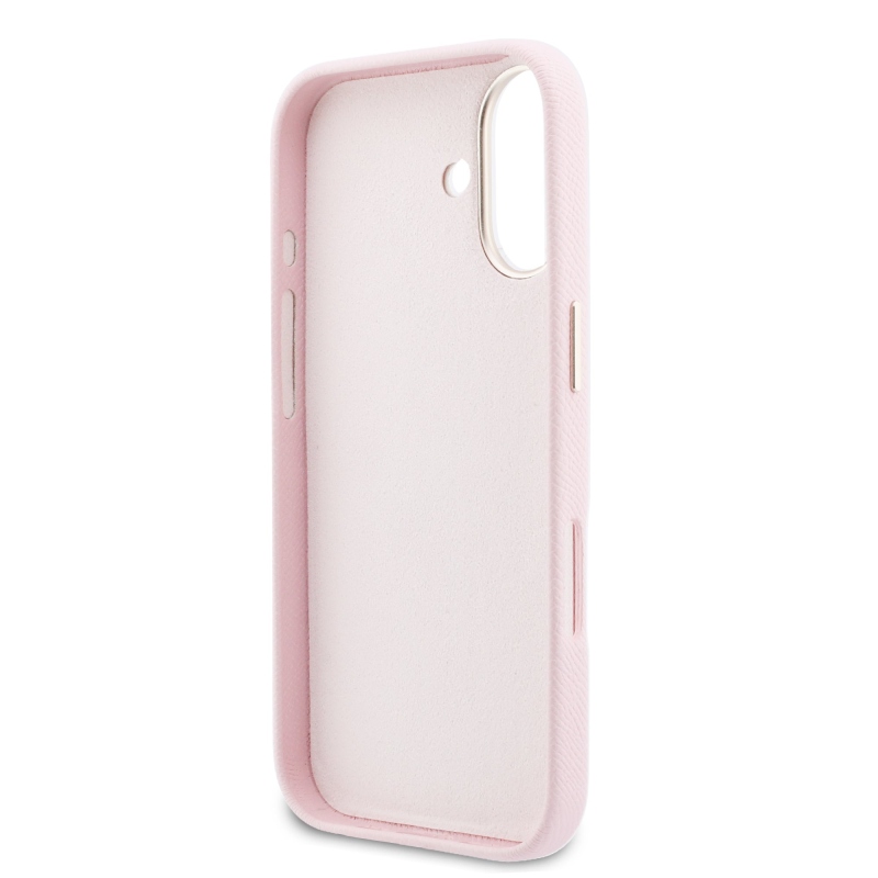 Guess PU gyanta logós hátlap iPhone 17 rózsaszínhez