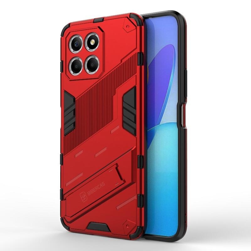 Tartós hibrid borítás a Honor X8 5G/Honor 70 Lite 5G készülékhez - Piros