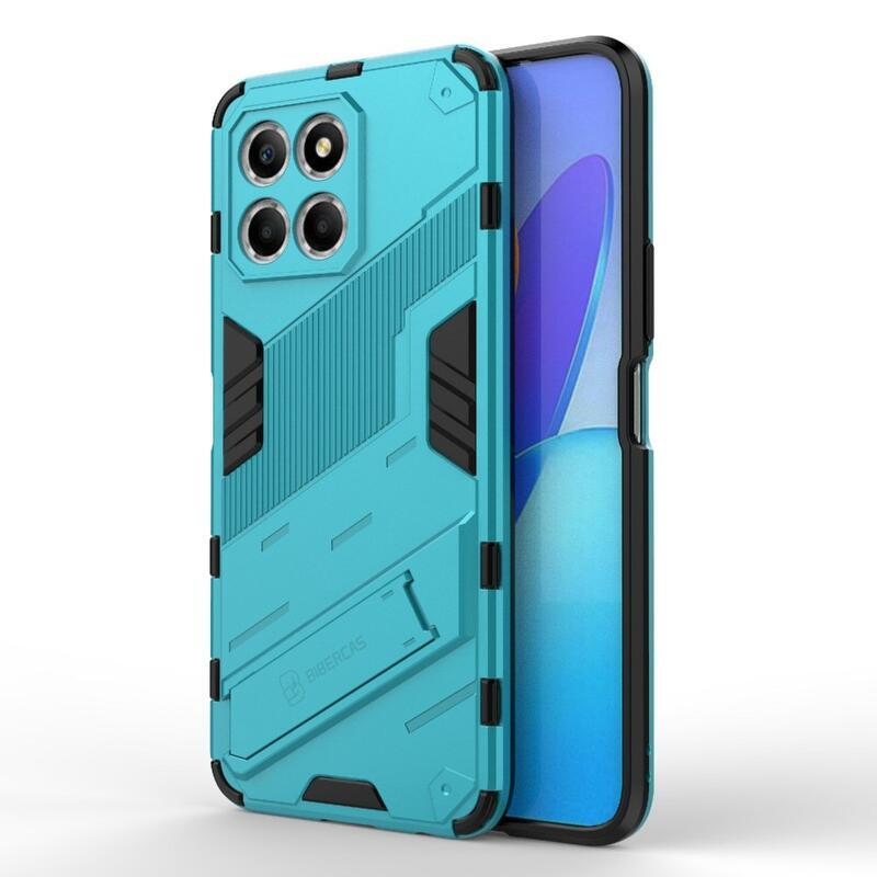 Armor tartós hibrid borítás dönthető állvánnyal a Honor X8 5G/Honor 70 Lite 5G készülékhez - világoskék színű