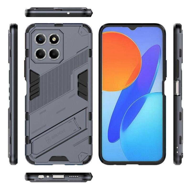 Armor tartós hibrid borító csuklós állvánnyal a Honor X8 5G/Honor 70 Lite 5G készülékhez - sötétkék