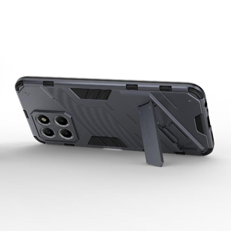 Armor tartós hibrid borító csuklós állvánnyal a Honor X8 5G/Honor 70 Lite 5G készülékhez - sötétkék