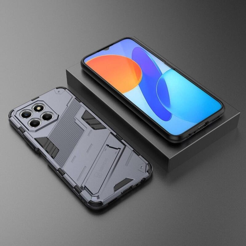 Armor tartós hibrid borító csuklós állvánnyal a Honor X8 5G/Honor 70 Lite 5G készülékhez - sötétkék