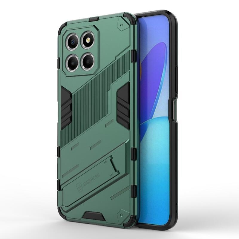 Armor tartós hibrid borító csuklós állvánnyal a Honor X8 5G/Honor 70 Lite 5G készülékhez - Zöld