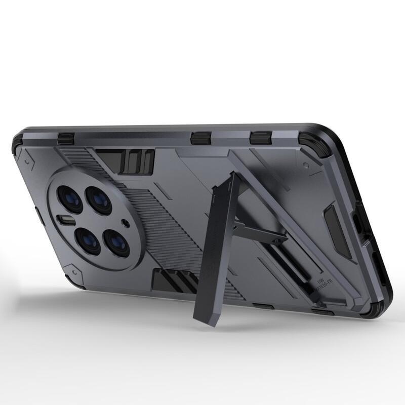 Armory tartós hibrid borító felhajtható állvánnyal Huawei Mate 50 Pro készülékhez - sötétkék