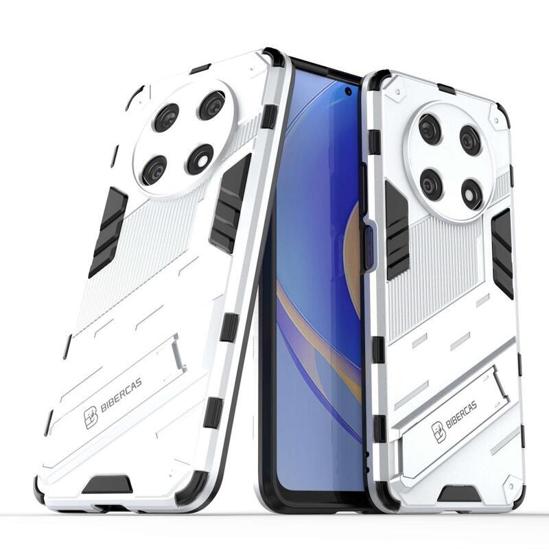 Armory tartós hibrid borító flip állvánnyal a Huawei Nova Y90-hez - fehér