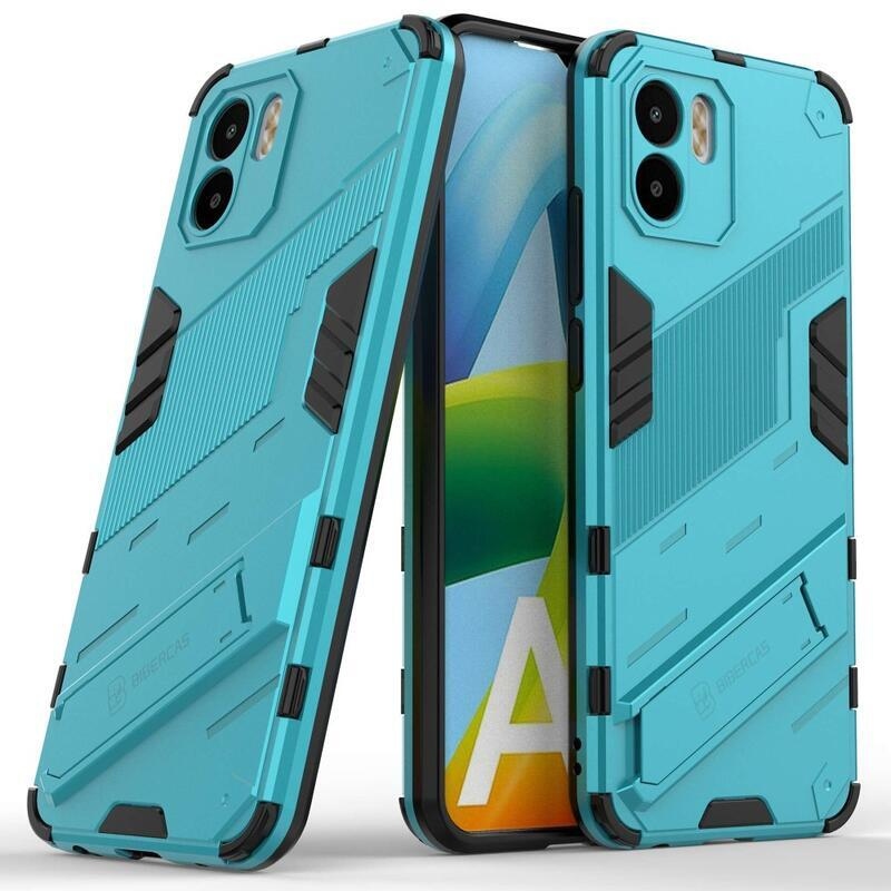 Armory tartós hibrid borító flip állvánnyal Xiaomi Redmi A1/Redmi A2-hez - világoskék színben