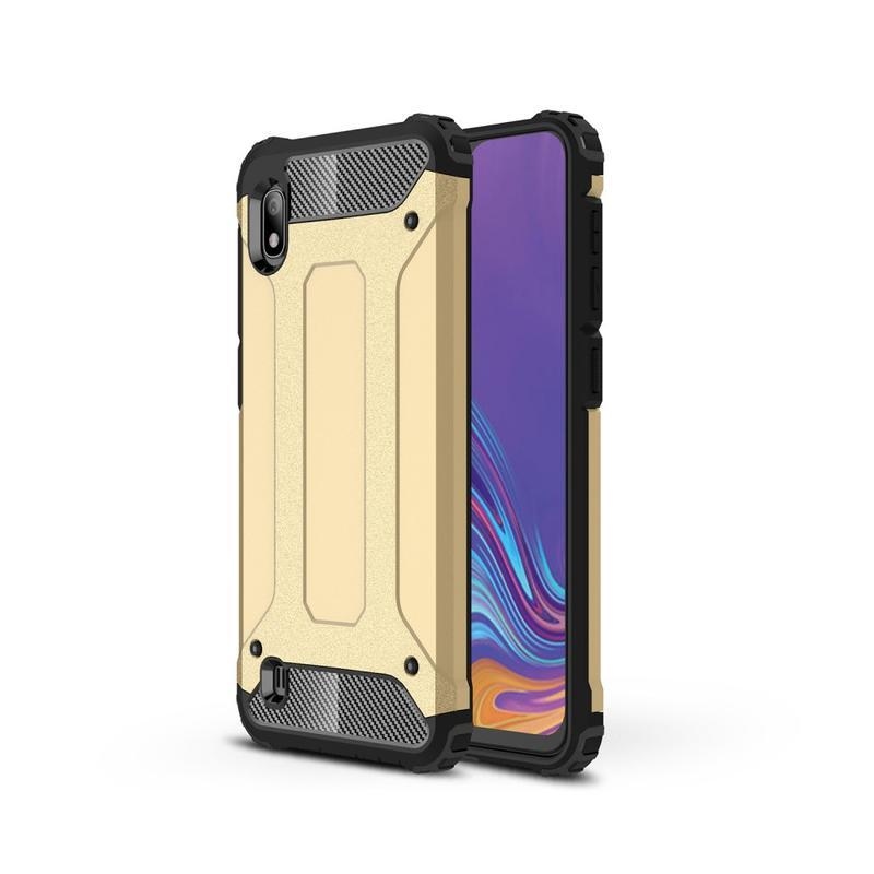 Armor hibrid borítás Samsung Galaxy A10 készülékhez - arany színben