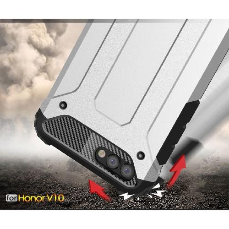 Armory hibrid tartós tok Honor View 10 készülékhez - piros