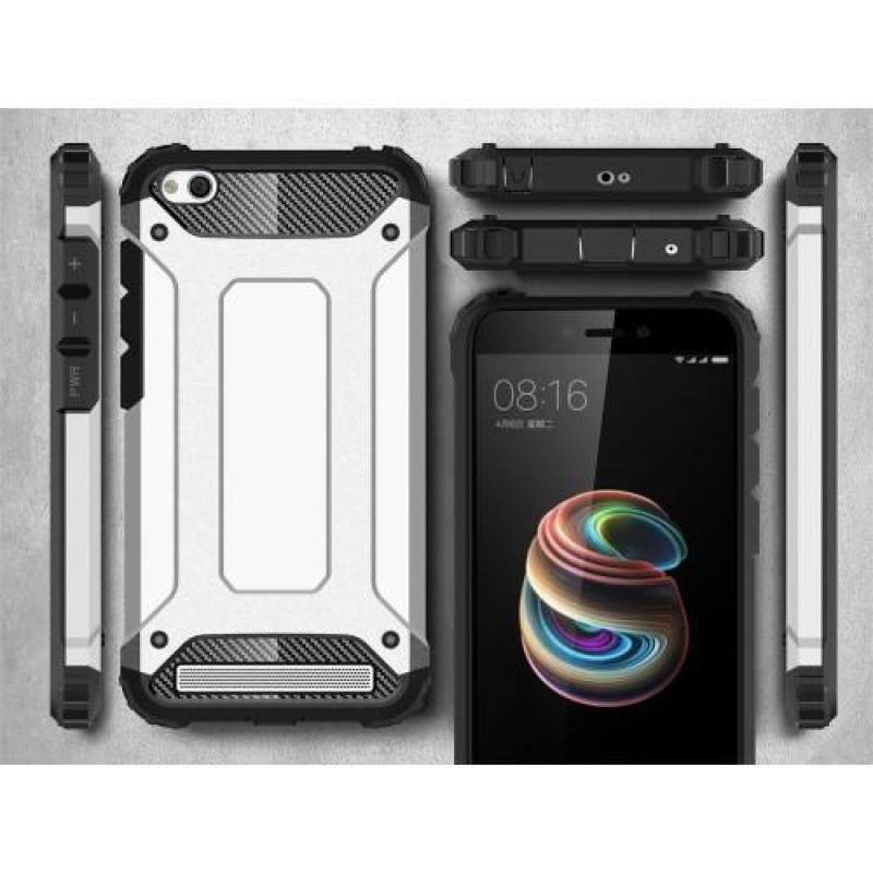 Armor hibrid tartós tok a Xiaomi Redmi 5A számára - fekete