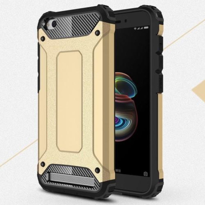 Armor hibrid tartós tok a Xiaomi Redmi 5A számára - arany színben