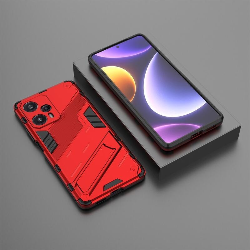 Armory tartós hibrid borítás Xiaomi Poco F5 készülékhez - piros